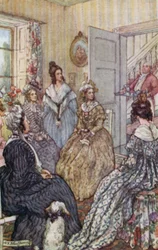 Illustration for Cranford by Mrs Gaskell